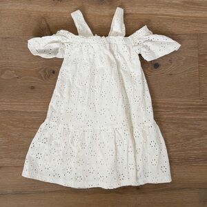 Zara Cream Eyelet Dress
